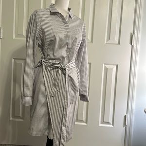 Gap shirt dress with wrap skirt